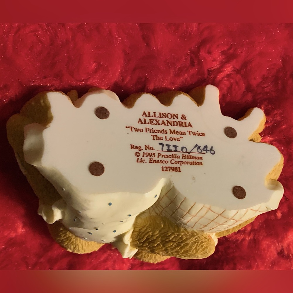 Cherished Teddies: Allison & Alexandria "Two Friends Mean Twice The♥Love" 🧸 - Picture 3 of 5